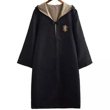 Load image into Gallery viewer, Halloween  Cosplay Costume Kids Adult Gryffindor Robe Ravenclaw Hufflepuff Slytherin Cloak Robe Tie Scarf Wand