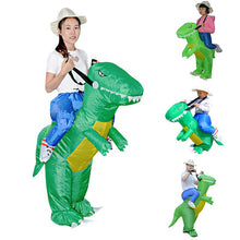 Load image into Gallery viewer, Hot Kids Adult Inflatable Funny Cute Cartoon Dinosaur Rider