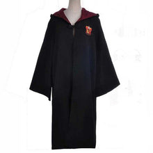 Load image into Gallery viewer, Halloween  Cosplay Costume Kids Adult Gryffindor Robe Ravenclaw Hufflepuff Slytherin Cloak Robe Tie Scarf Wand