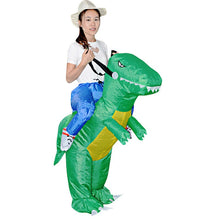 Load image into Gallery viewer, Hot Kids Adult Inflatable Funny Cute Cartoon Dinosaur Rider