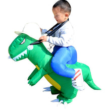 Load image into Gallery viewer, Hot Kids Adult Inflatable Funny Cute Cartoon Dinosaur Rider